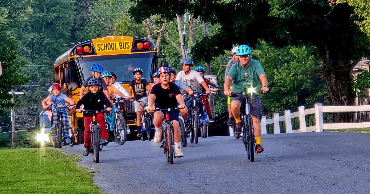 Bike Walk Kentucky | Lone Oak Intermediate School Bike Bus