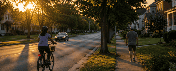 Bike Walk Kentucky - Shorter Days, Safer Routines Preparing for Late-Summer Walking and Biking in Kentucky