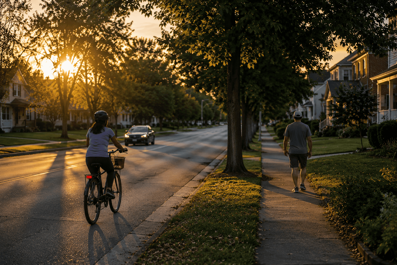 Bike Walk Kentucky - Shorter Days, Safer Routines Preparing for Late-Summer Walking and Biking in Kentucky