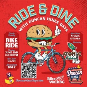 Bowling Greeen Ride and Dine Community Bike Ride for Duncan Hines Days 2026
