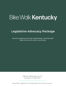 Bike Walk Kentucky Legislative Outreach Cover - June 2026