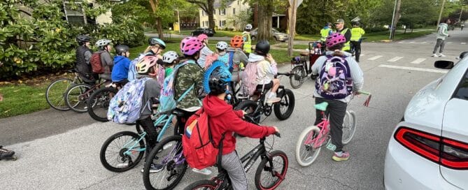 Bike Walk Kentucky Community Feature About Ashland Elementary Bike Bus in Lexington Kentucky